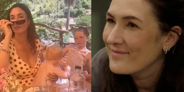 Karine Gonthier-Hyndman publie des photos en famille loin du Québec