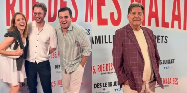 Plusieurs vedettes défilent sur le tapis rouge pour le prochain film de TVA
