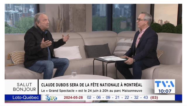 Après les derniers mois, Claude Dubois doit faire une mise à jour sur son état de santé