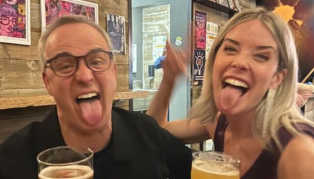 Sabrina Cournoyer envoie un message à Gino Chouinard pour sa fête