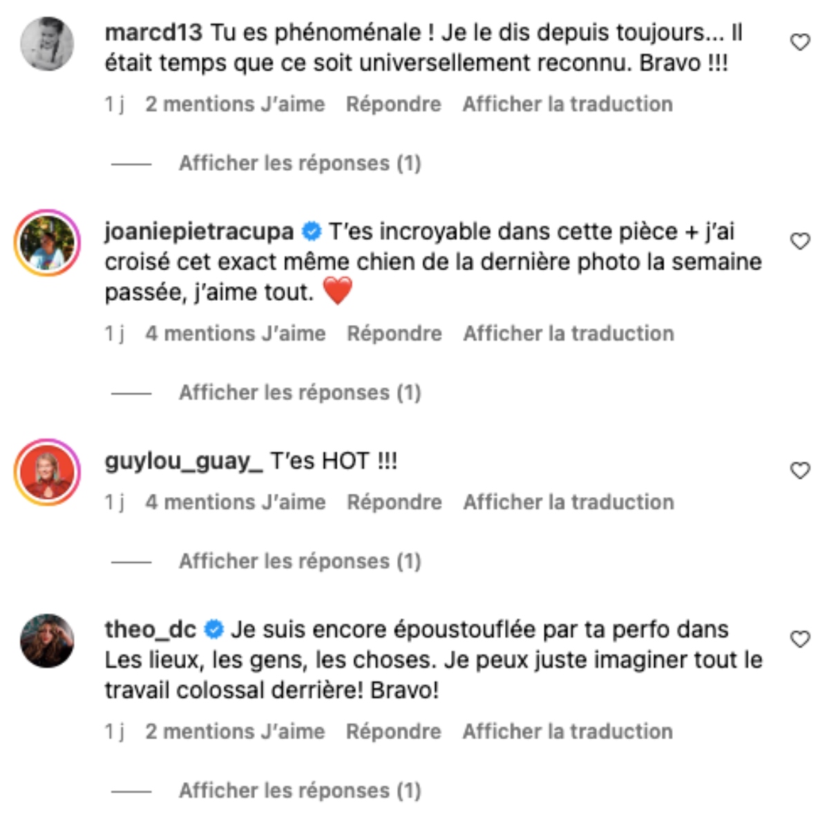 commentaires anne-élisabeth bossé