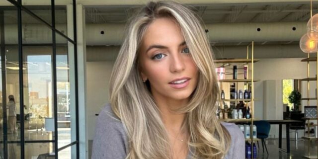 Ludivine Reding fait réagir avec son look pour une marque de grand luxe