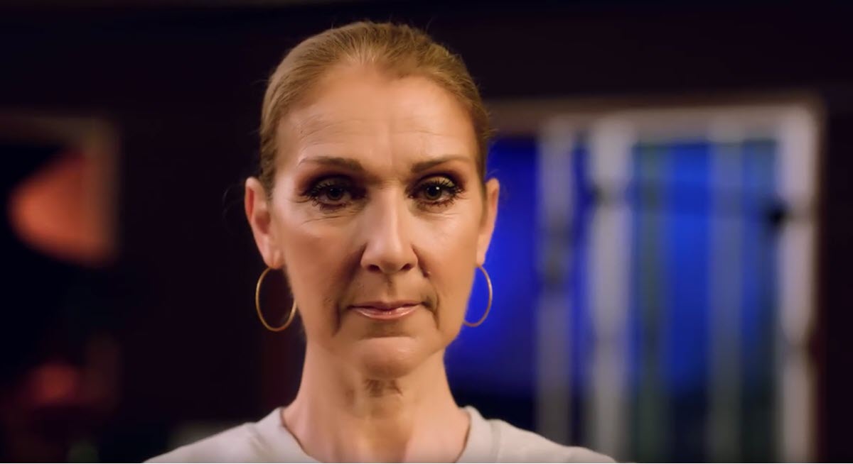 celine dion face video