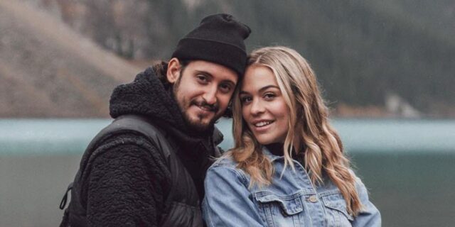 La blonde de Lou-Pascal Tremblay publie une rare photo avec son chum lou-pascal tremblay et blonde banff