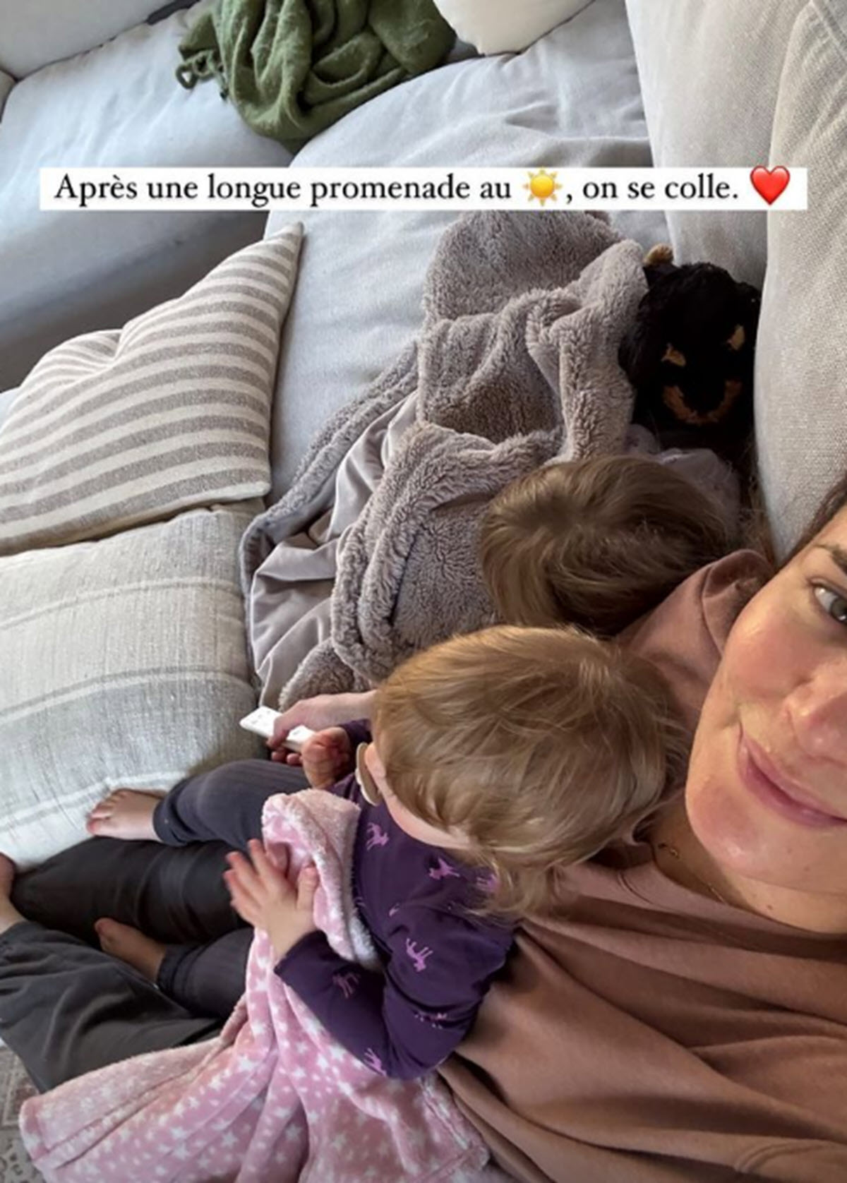 marie-eve janvier et ses enfants