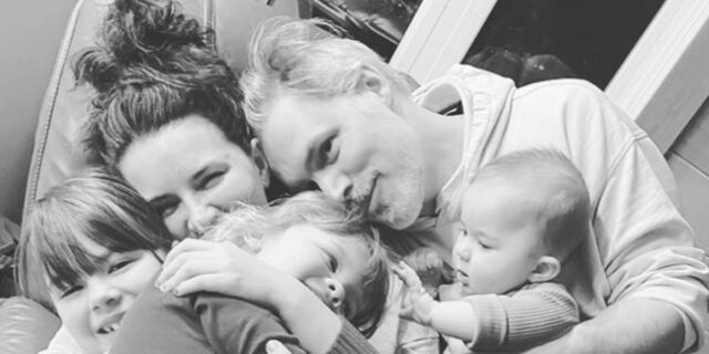 Marie-Ève Janvier partage une photo de son dimanche avec deux de ses enfants marie eve janvier famille