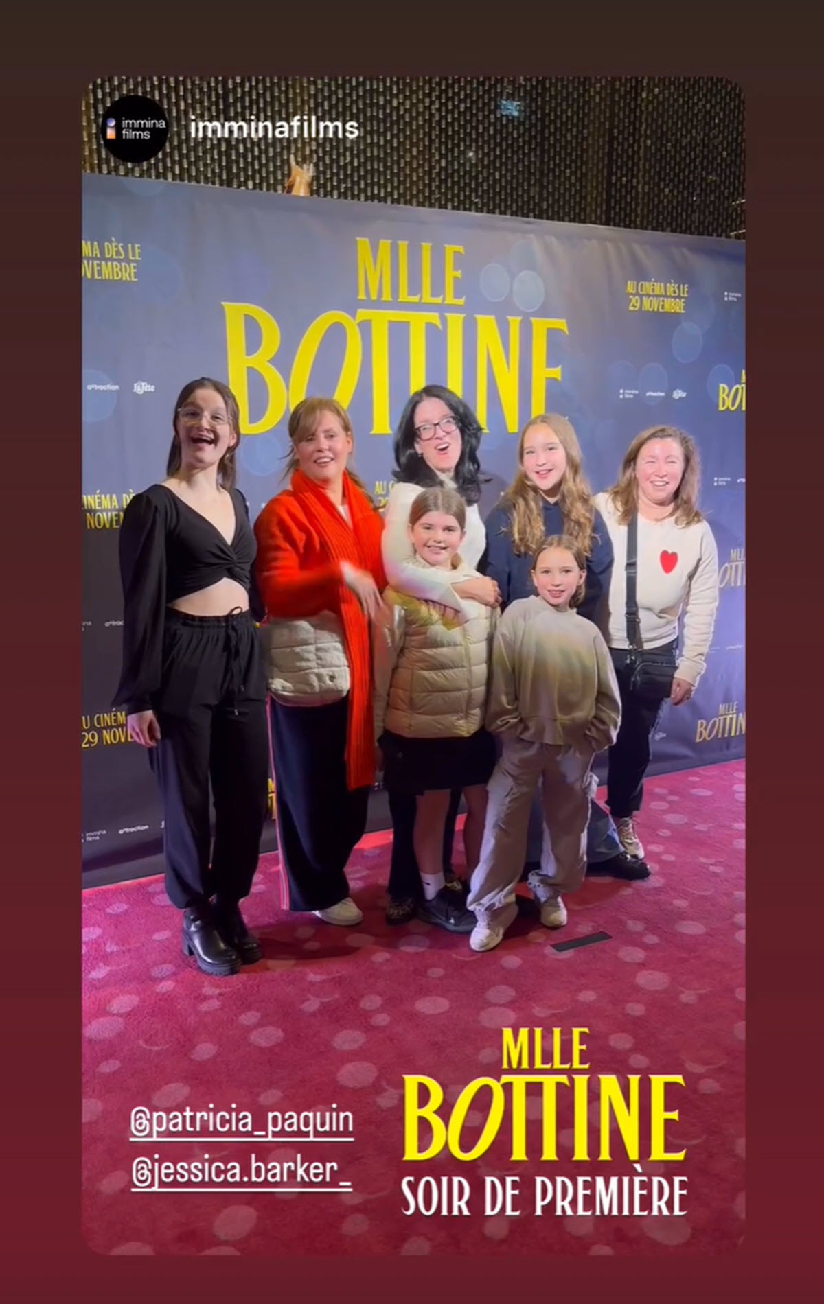 patricia paquin tapis rouge mlle bottine