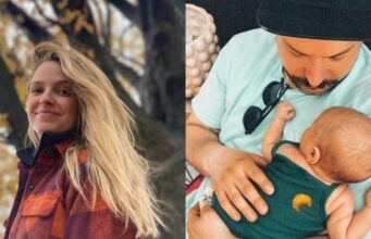 Marc-André Grondin partage de rares images de son bébé et ça fait réagir Sarah jeanne Labrosse Marc-Andree Grondin bebe