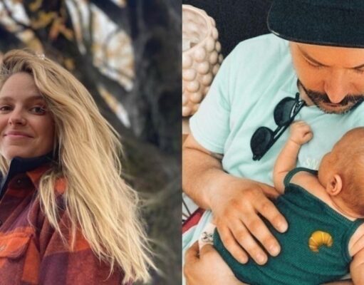 Marc-André Grondin partage de rares images de son bébé et ça fait réagir Sarah jeanne Labrosse Marc-Andree Grondin bebe