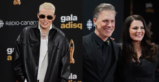 Découvrez toutes les photos du tapis rouge de l’ADISQ 2024 avec Éric Lapointe, Nathalie Simard, Marie-Ève Janvier avec Jean-François Breau et plus