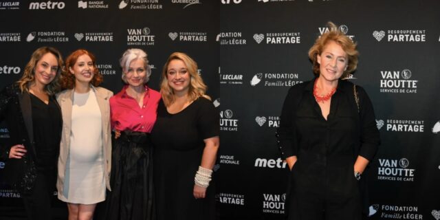 Voici toutes les photos du tapis rouge de la Soirée des célébrités 2024 du Regroupement Partage