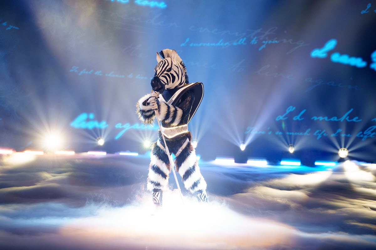 zebre chanteurs masques