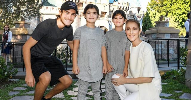 Céline Dion partage une rare photo avec ses 3 fils qui ont vraiment grandi celine dion enfants jumeaux