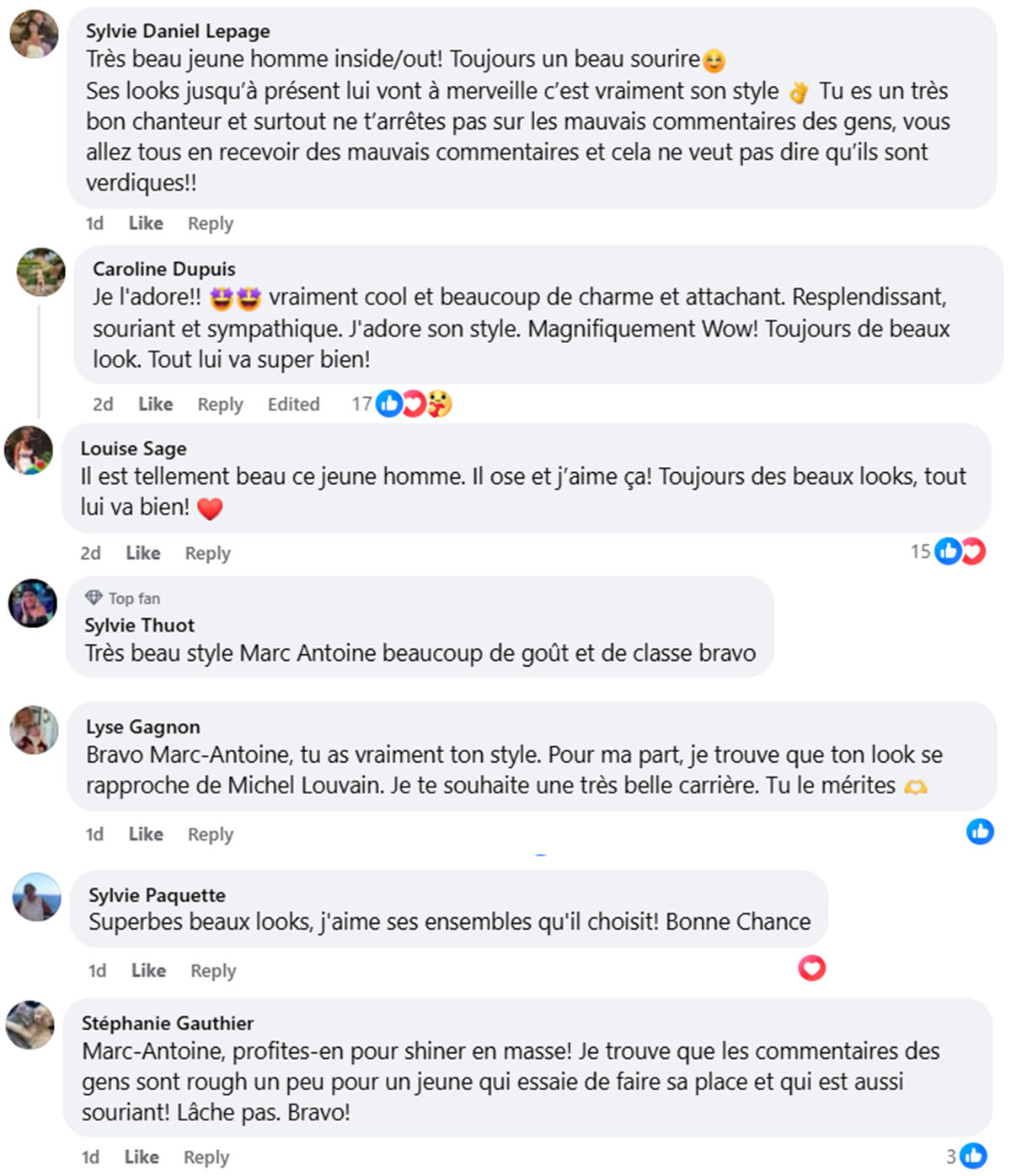 commentaires marc-antoine delage
