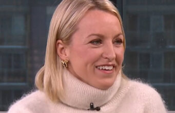 Émily Bégin publie toutes les photos de son look à la télé et ça ne passe pas inaperçu émily bégin salut bonjour