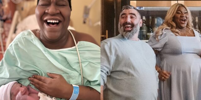 Quelques jours après son accouchement, Mélissa Bédard partage une première photo de son chum avec leur fils