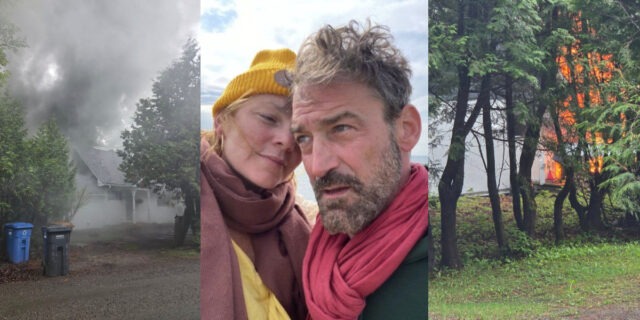 Le chalet de l’actrice Catherine Proulx-Lemay prend en feu (PHOTOS)