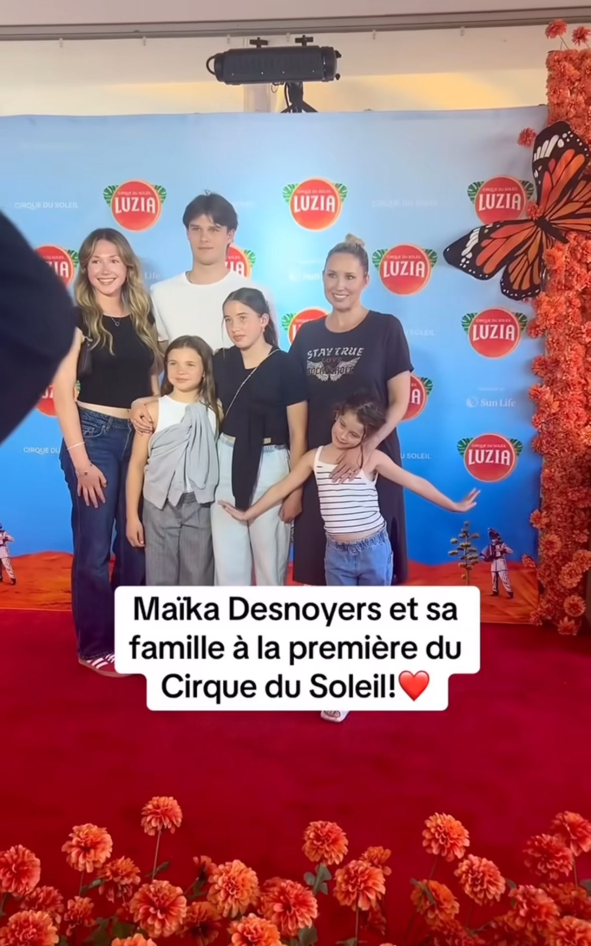 Maika Desnoyers famille cirque