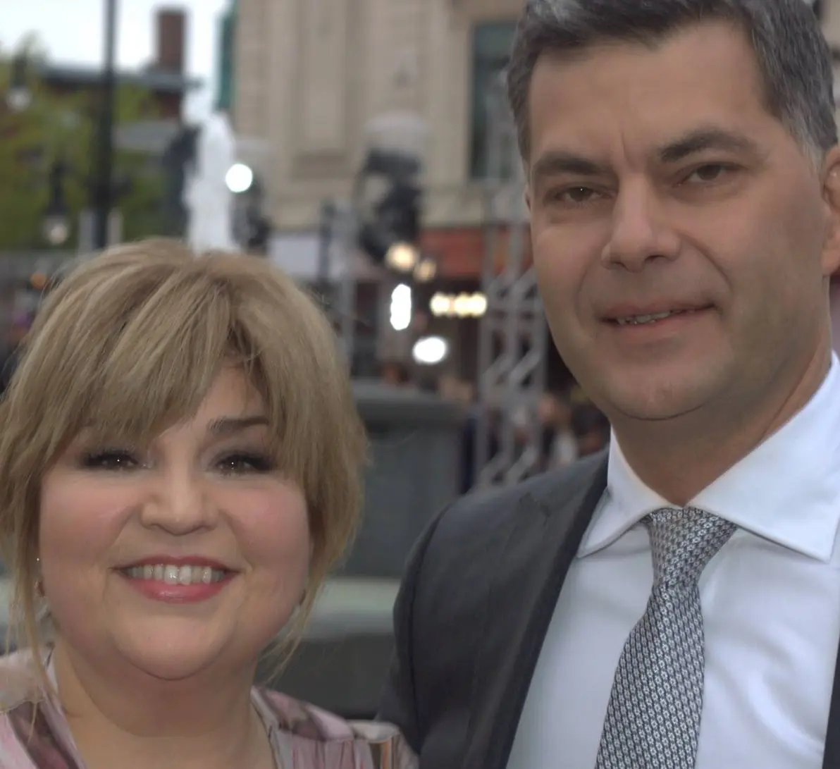 Marie Claude Barrette et Mario Dumont