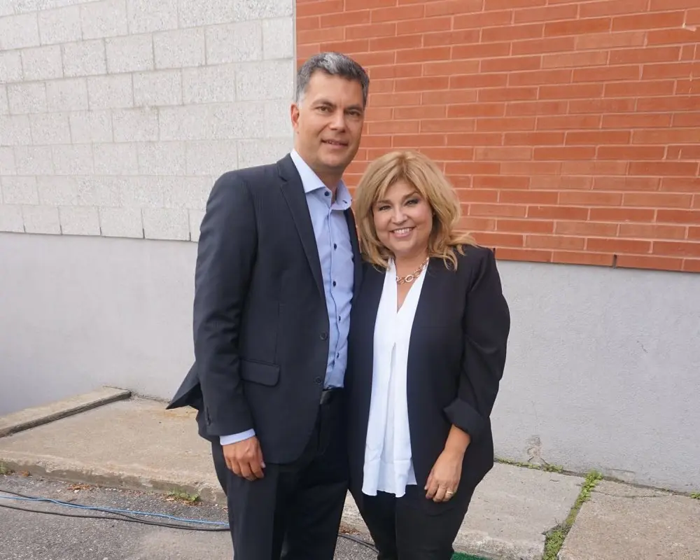 Marie Claude Barrette et Mario Dumont