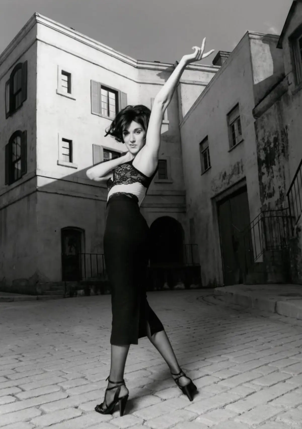 Celine Dion_noir et blanc