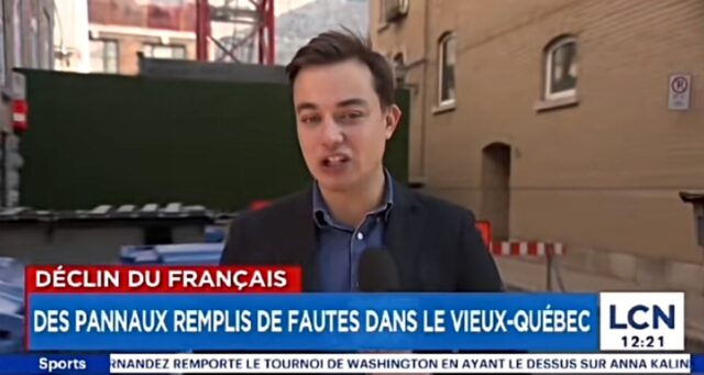 LCN fait une faute en direct à la télévision et plusieurs remarquent