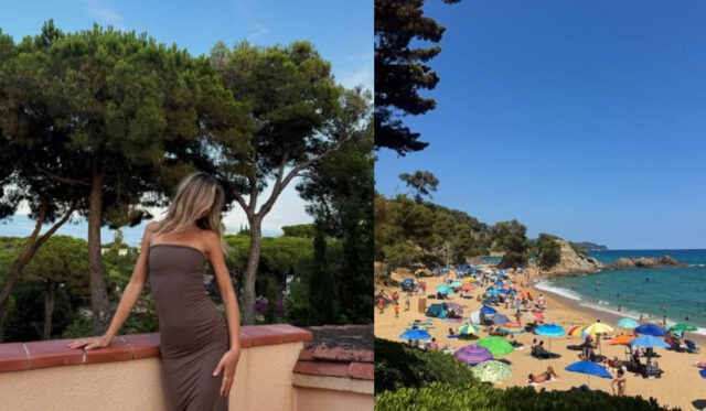Ludivine Reding de STAT partage toutes les photos de son voyage en Espagne Ludivine Reding-plage