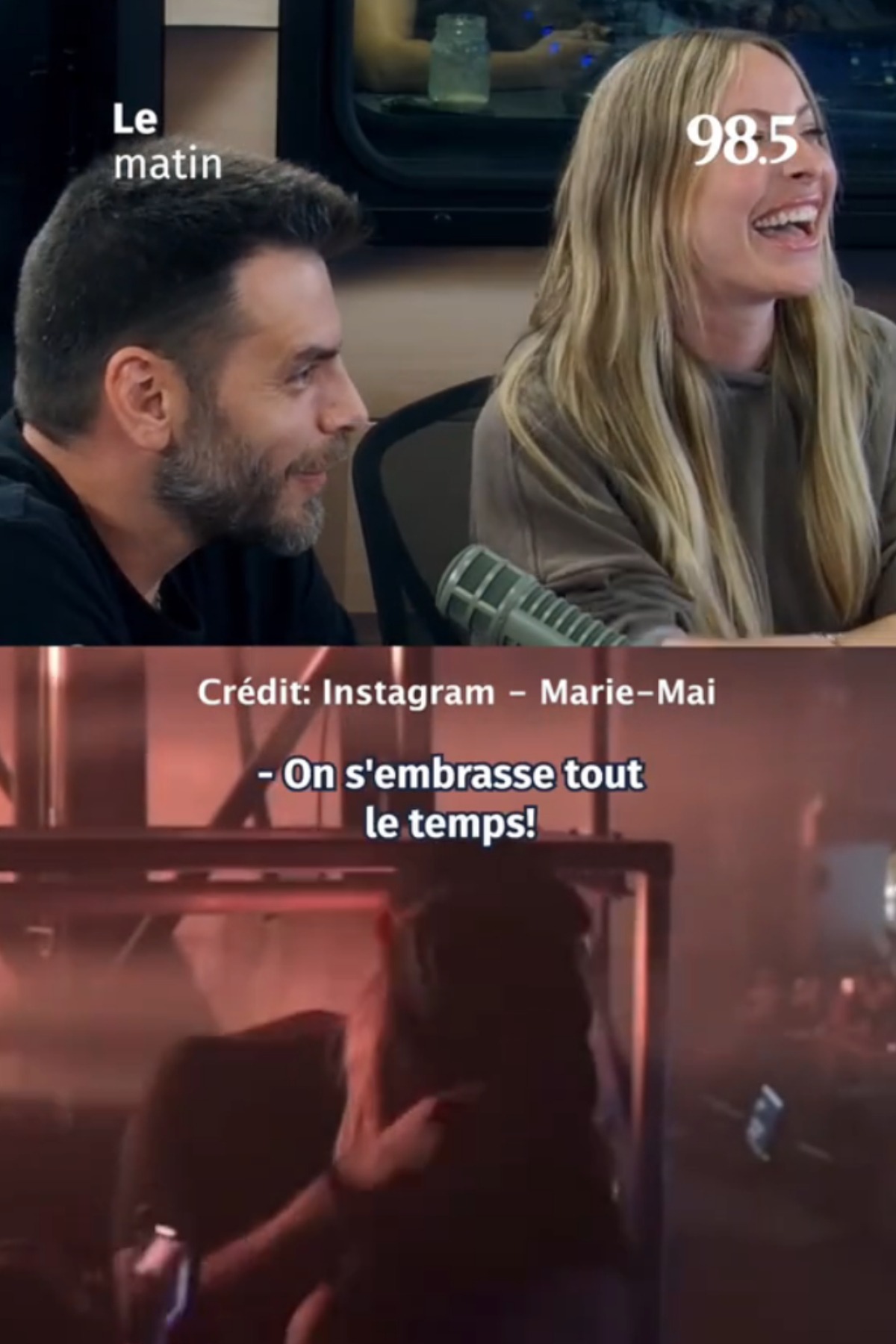Marie-mai-embrasse chum