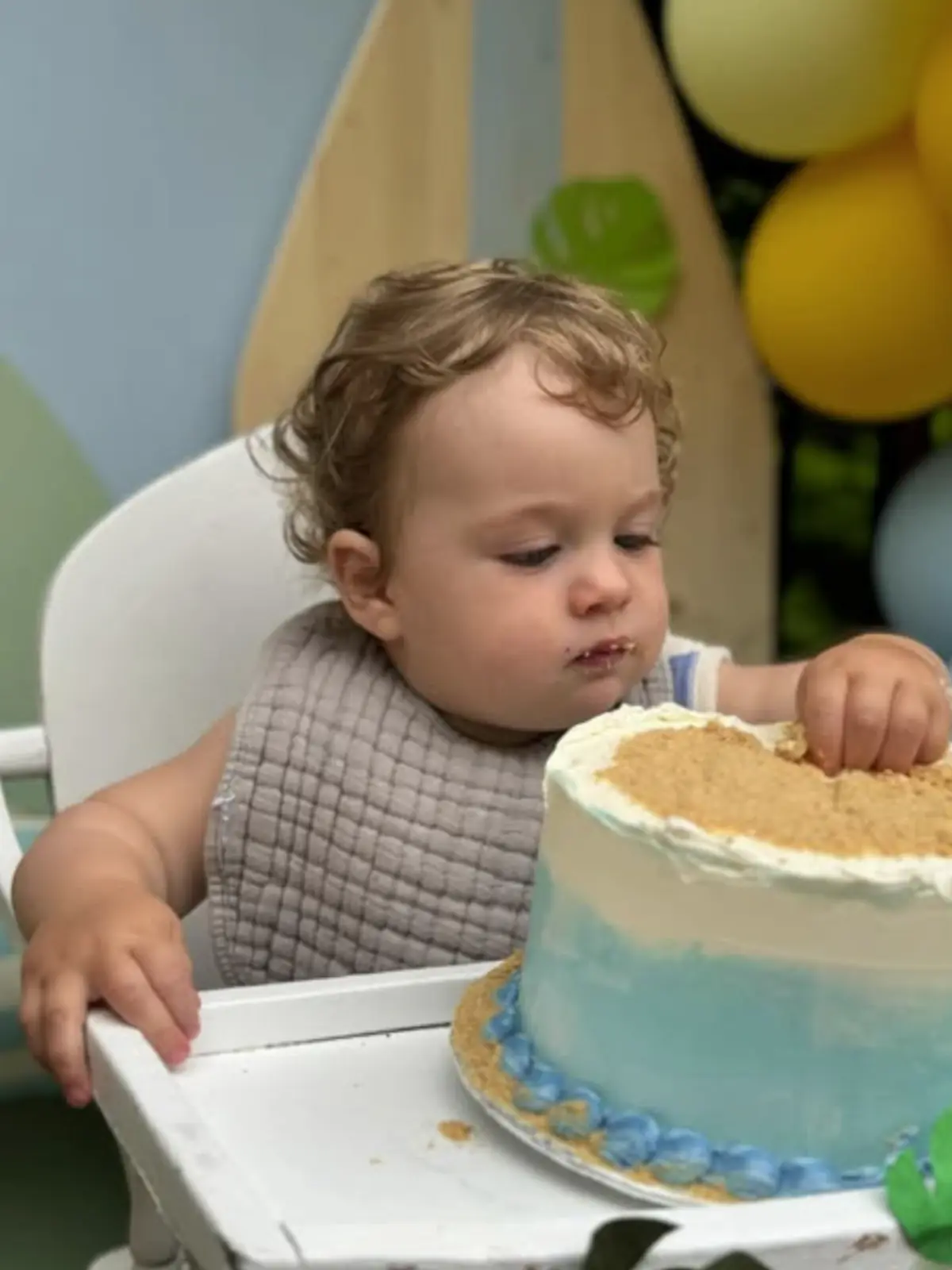 Maripier morin-fils-fête-gateau