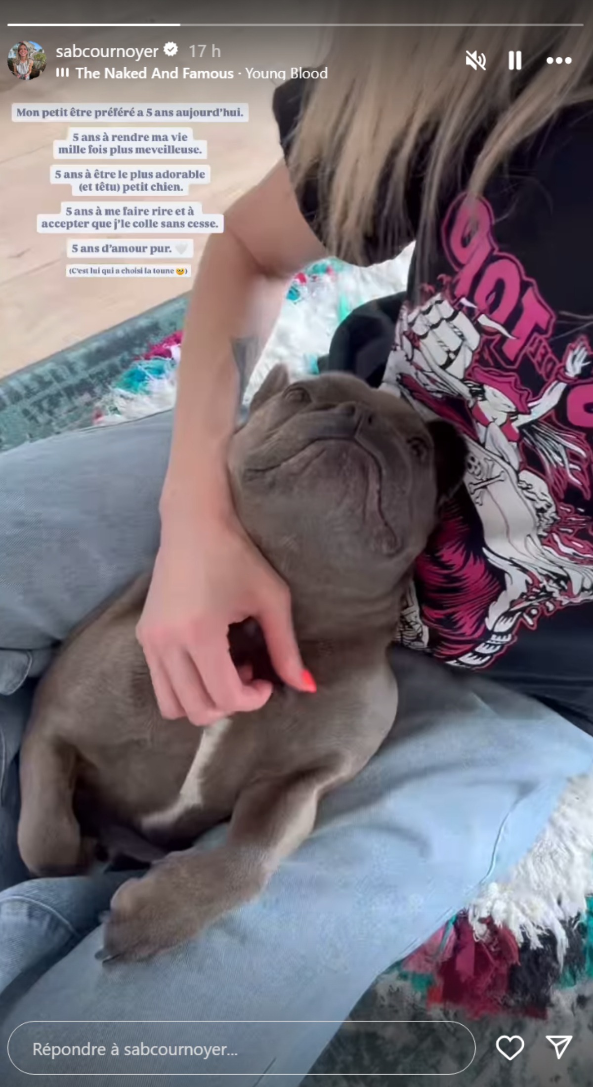 Sabrina Cournoyer-chien-calin