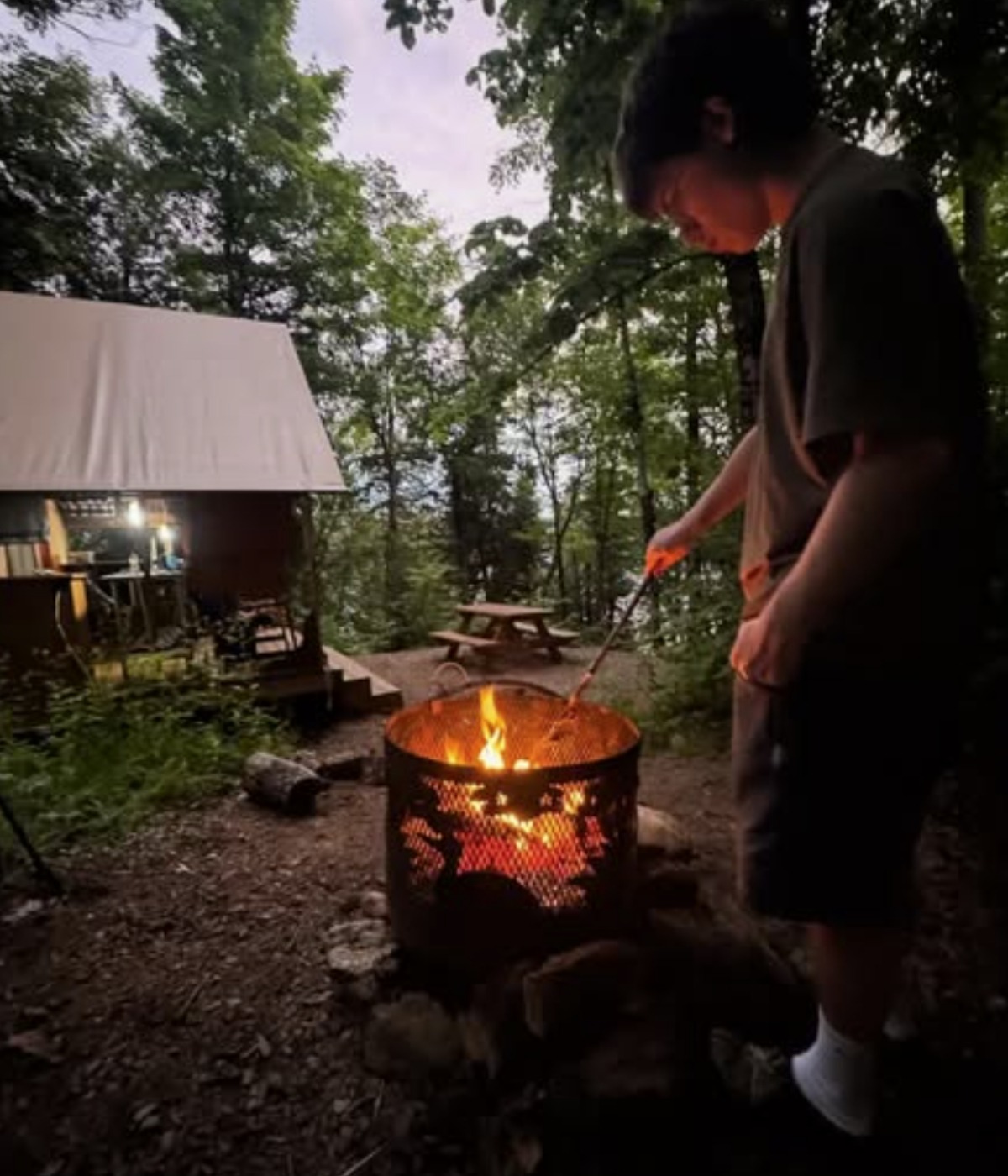 Stephane Rousseau-fils-camping