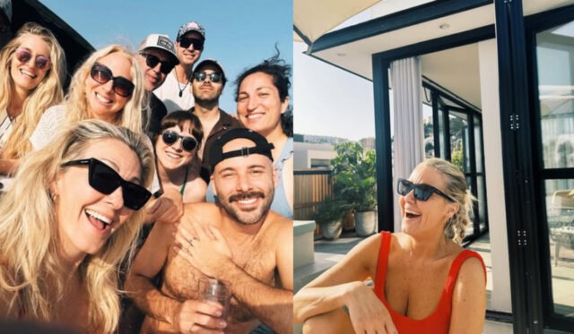 Véronique Cloutier partage toutes les photos de son été avec sa famille véronique cloutier-été 2025-piscine