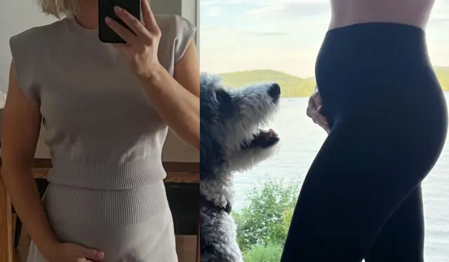 L’animatrice Frédérique Guay partage de belles photos de sa grossesse frederique-guay-ventre-enceinte