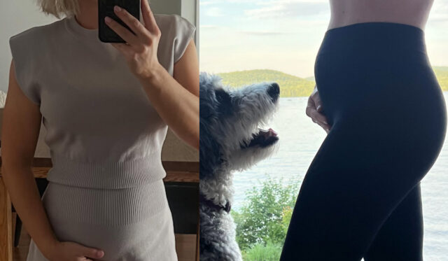 L’animatrice Frédérique Guay partage de belles photos de sa grossesse frederique-guay-ventre-enceinte