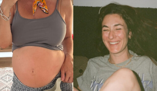 La comédienne Karine Gonthier-Hyndman confirme les rumeurs et annonce sa grossesse karine Gonthier-Hyndman-enceinte-sourire