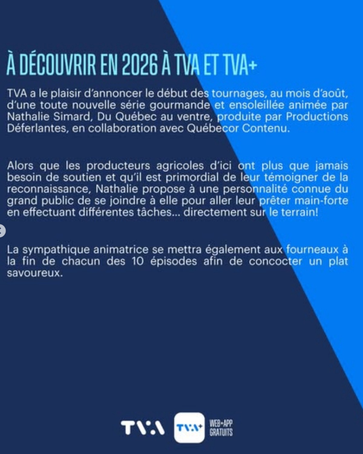 Nathalie-simard-tva-du québec au ventre-résumé