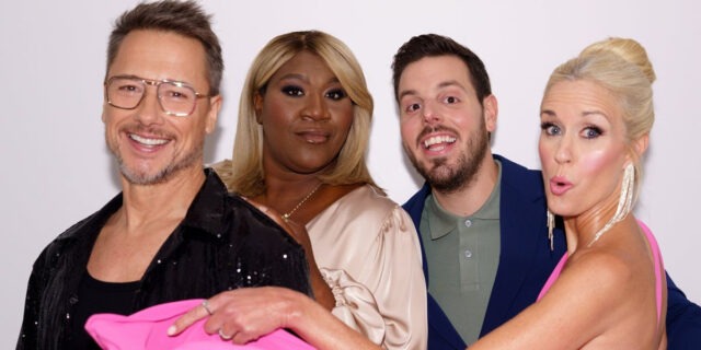 Stéphane Rousseau et Mélissa Bédard en mettent plein la vue avec leur look à Chanteurs masqués