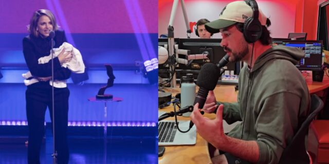 Félix-Antoine Tremblay défend Sarah-Jeanne Labrosse concernant son bébé au gala des Gémeaux