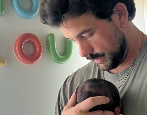 Félix-Antoine Tremblay montre toutes les images du visage de son bébé