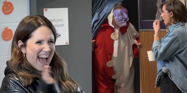 France Beaudoin se fait surprendre par son chum à EDDL