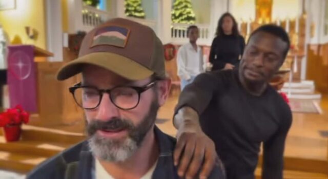 Les réactions des internautes sont partagées après la vidéo de Guillaume Lemay-Thivierge dans l’église