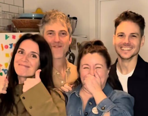 L’équipe de Mea Culpa célèbre la diffusion du premier épisode