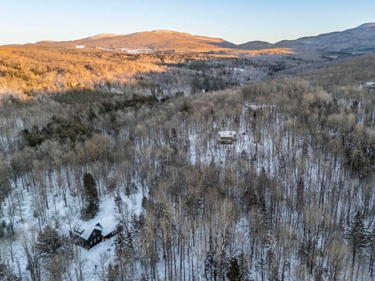 chalet la vraie nature vue de haut