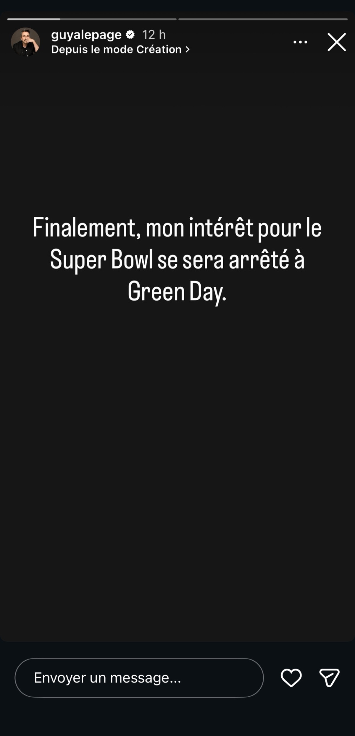 Guy A. Lepage Super Bowl 2026