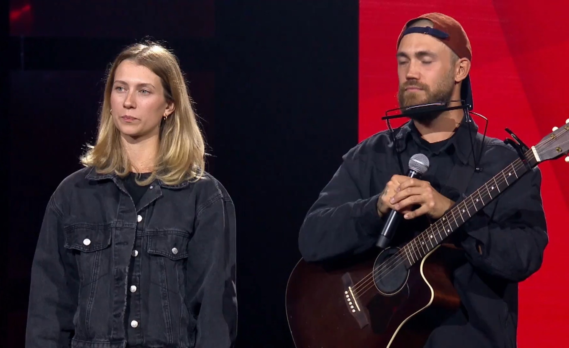Justine et Samuel jumeaux La Voix