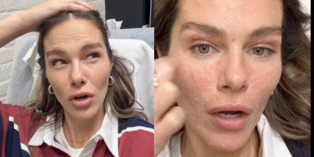 Maripier Morin montre toutes les images après son traitement