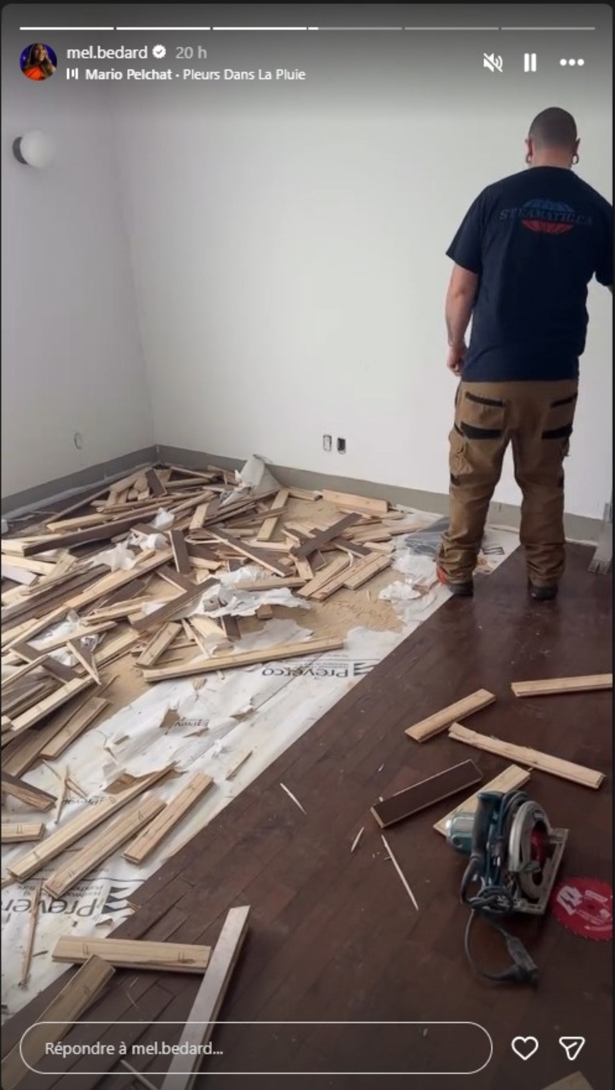 M&eacute;lissa B&eacute;dard d&eacute;g&acirc;t 1