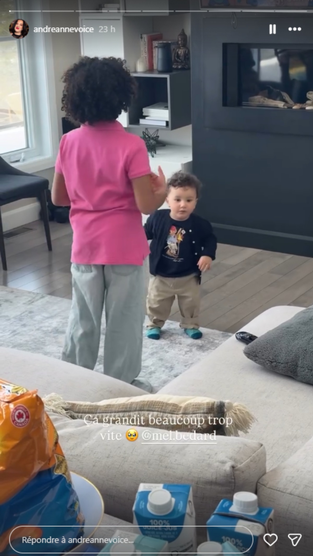 Melissa Bedard F&ecirc;te Aaron