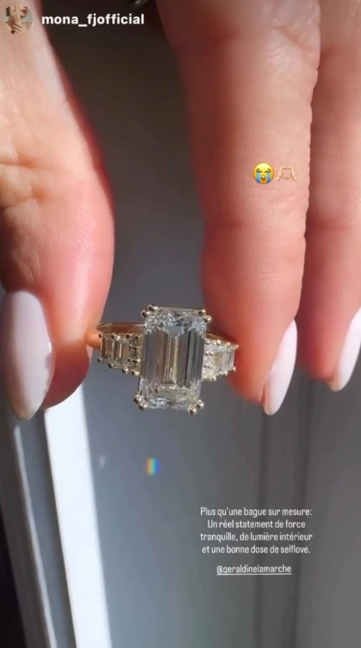 Bague f&ecirc;te 30 ans
