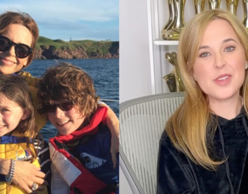 Julie Snyder publie une rare photo avec ses deux enfants